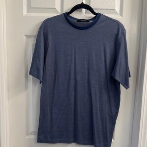 Giani Bernini Navy Striped Tee